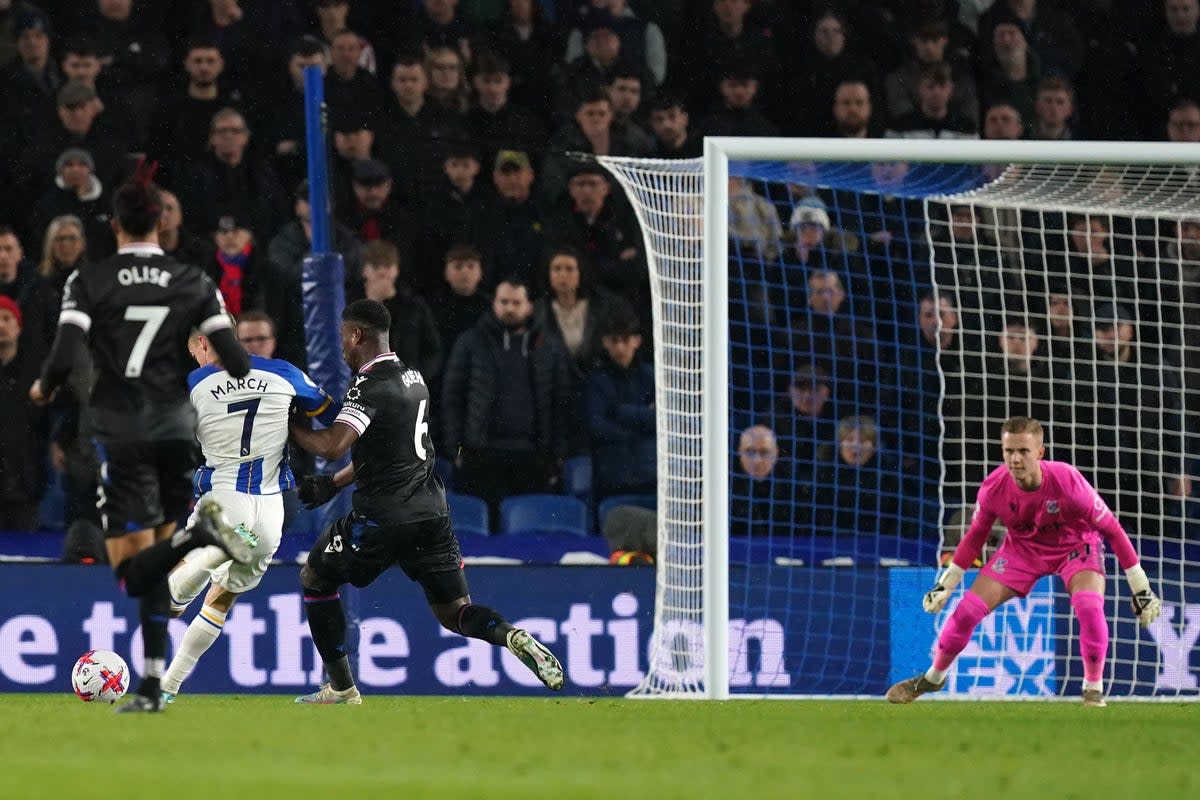 Interim Palace boss Paddy McCarthy has full faith in 19-year-old keeper Joe Whitworth (Gareth Fuller/PA) (PA Wire)