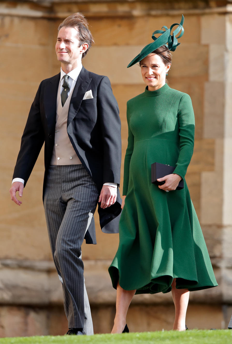 James Matthews and Pippa Middleton attend&nbsp;the wedding of Princess Eugenie of York and Jack Brooksbank at St. George's Chapel on Oct. 12 in Windsor. (Photo: Max Mumby/Indigo via Getty Images)