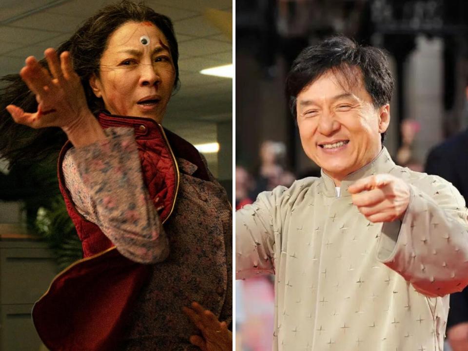 Michelle Yeoh and Jackie Chan