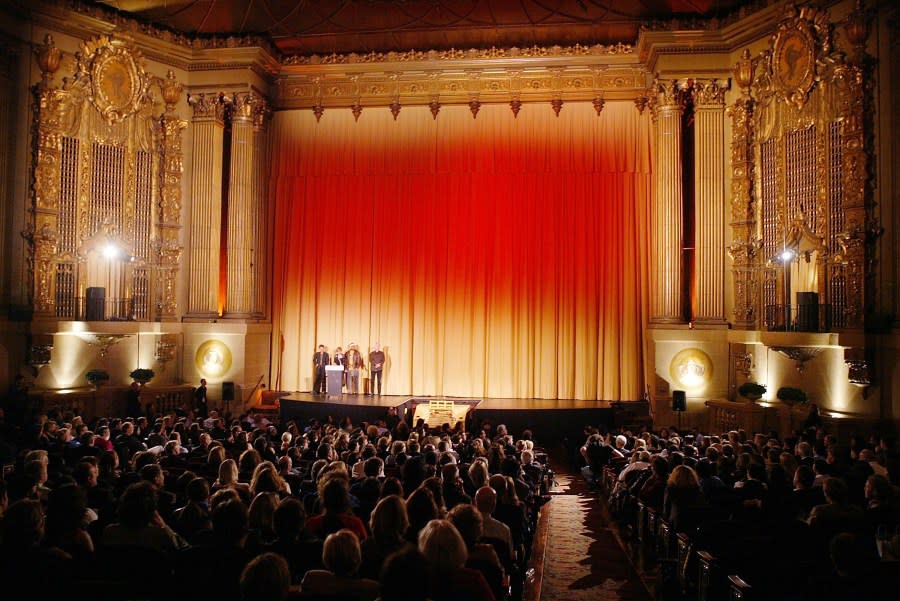 SAN FRANCISCO – APRIL 15: A general view of the theatre is pictured at the Opening Night of the San Francisco Film Festival with a showing of “Coffee and Cigarettes” at the Castro Theatre April 15, 2004 in San Francisco, California. (Photo by Mark Mainz/Getty Images)