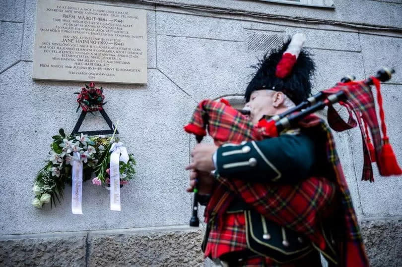 Memorial unveiled to Jane Haining in Budapest