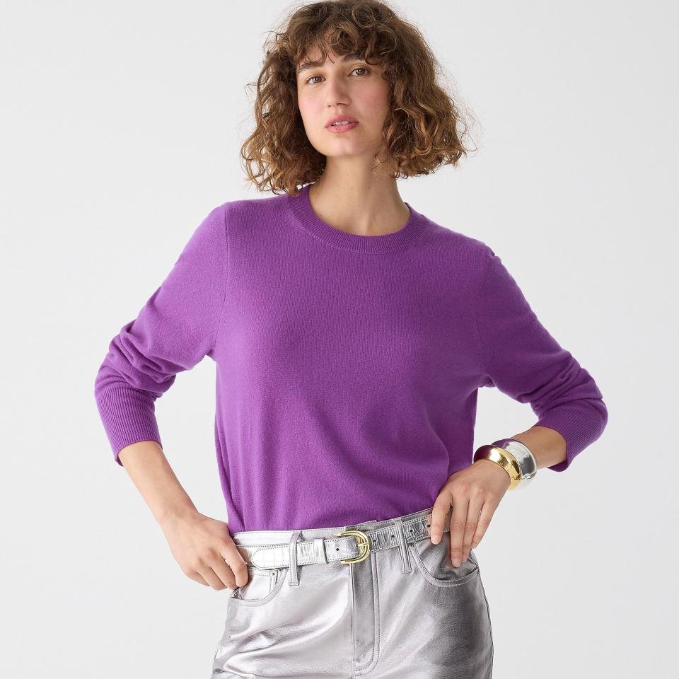 <p><a href="https://go.redirectingat.com?id=74968X1596630&url=https%3A%2F%2Fwww.jcrew.com%2Fp%2Fwomens%2Fcategories%2Fclothing%2Fsweaters%2Fpullovers%2Fcashmere-classic-fit-crewneck-sweater%2FBA400&sref=https%3A%2F%2Fwww.townandcountrymag.com%2Fstyle%2Fg46065330%2Fbest-cashmere-sweaters%2F" rel="nofollow noopener" target="_blank" data-ylk="slk:Shop Now;elm:context_link;itc:0;sec:content-canvas" class="link ">Shop Now</a></p><p>Cashmere Classic Fit Crew Neck</p><p>$128.00</p>