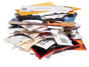 <p>“Start your own personal junk mail war,” says Johnson. “Cancel your phone directories and sign up for e-bills and statements.” Recycle the rest to help limit the 5.6 million tons of mail that ends up in landfills annually.</p>