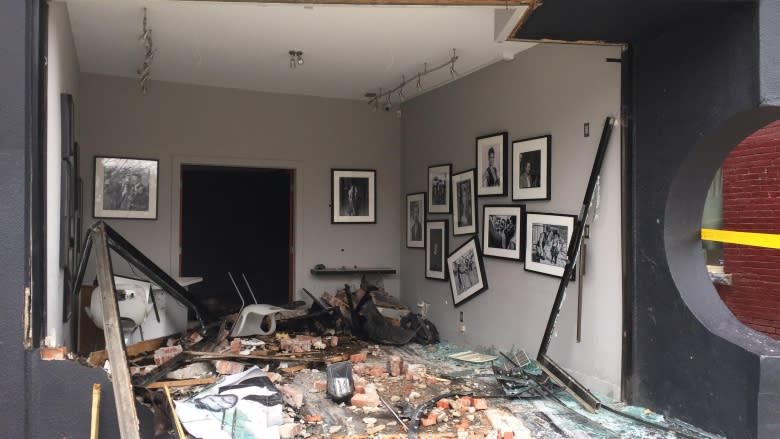 Driver smashes into Dundas West photo studio, causing gas leak and road closure