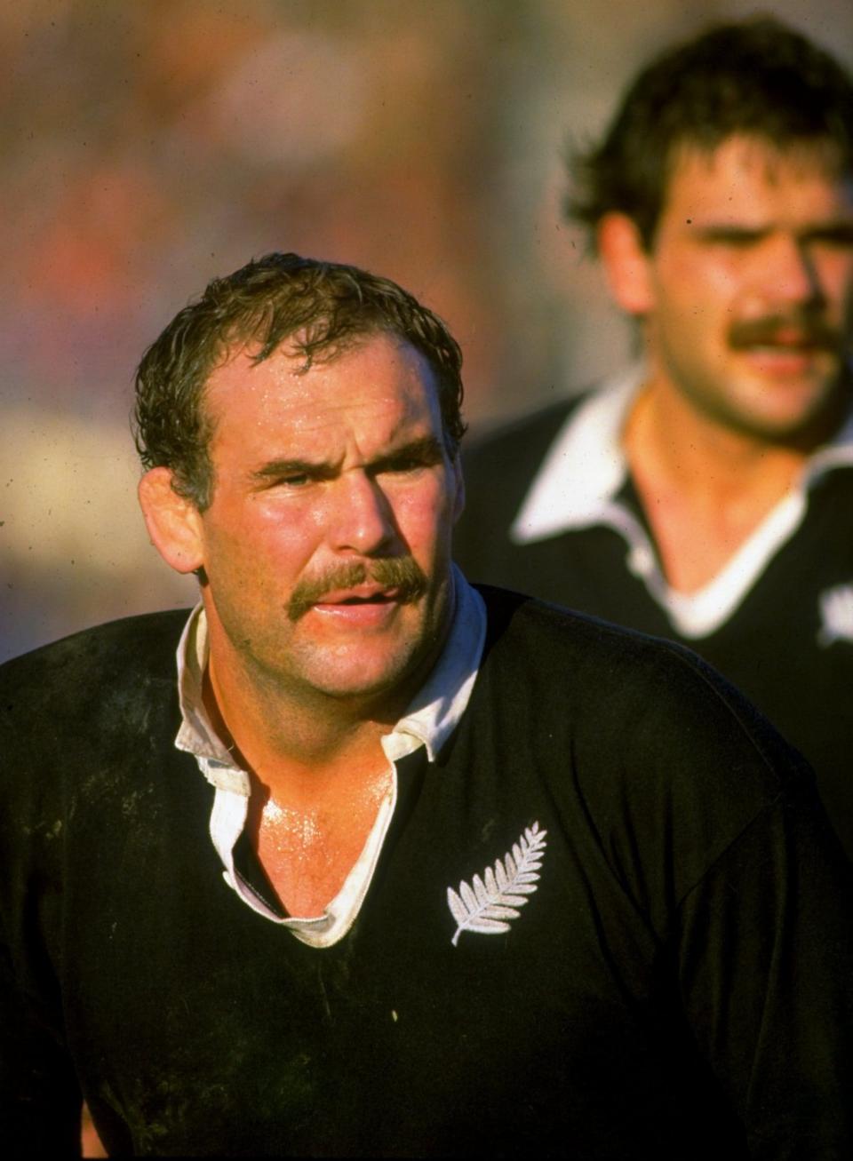 Haden won 117 All Black caps between 1972 and 1985 - Allsport UK/Getty Images