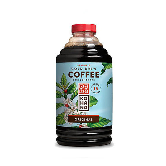 Kohana's&nbsp;slightly bitter cold brew is a solid choice. It's bold. It's strong. And it will get you perfectly caffeinated. A 6-pack of 16 oz bottles is <a href="http://www.kohanacoffee.com/collections/cold-brew/products/organic-kohana-cold-brew-original-1" target="_blank">available online for $45</a>.