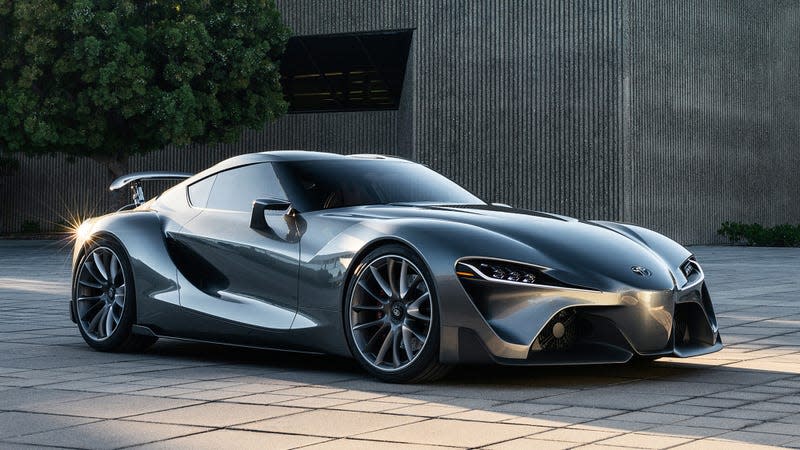 2014 Toyota FT-1 Graphite concept front quarter view