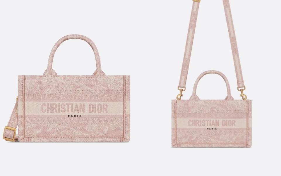 Dior Book Tote 附肩背帶迷你托特包NT.76,000 Photo Via:DIOR