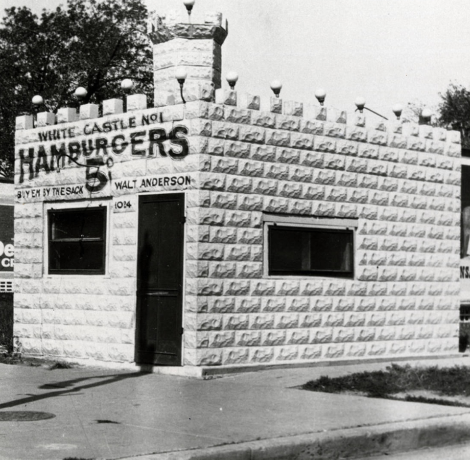 First White Castle restaurant, Wichita, Kansas, ca. 1921.