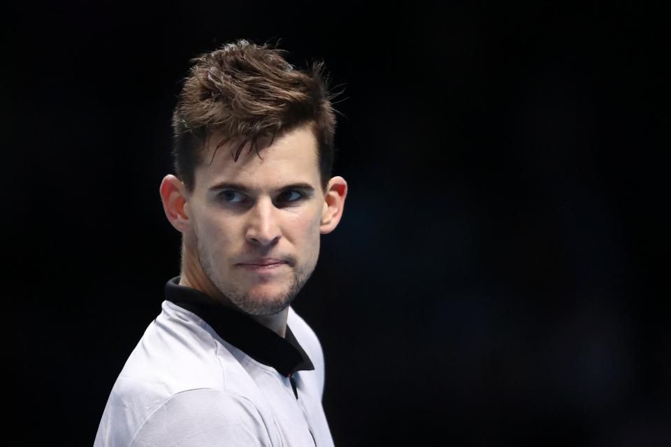 Struggles: Dominic Thiem: Getty Images