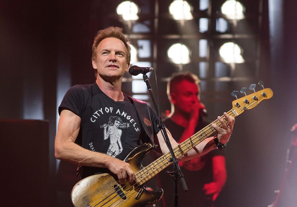 Sting is also said to be on the guest list. Photo: Getty Images