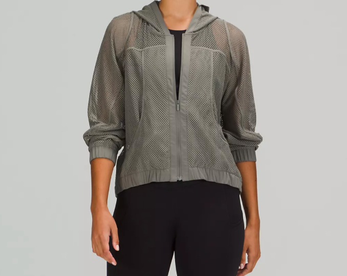 Relaxed Fit Mesh Jacket