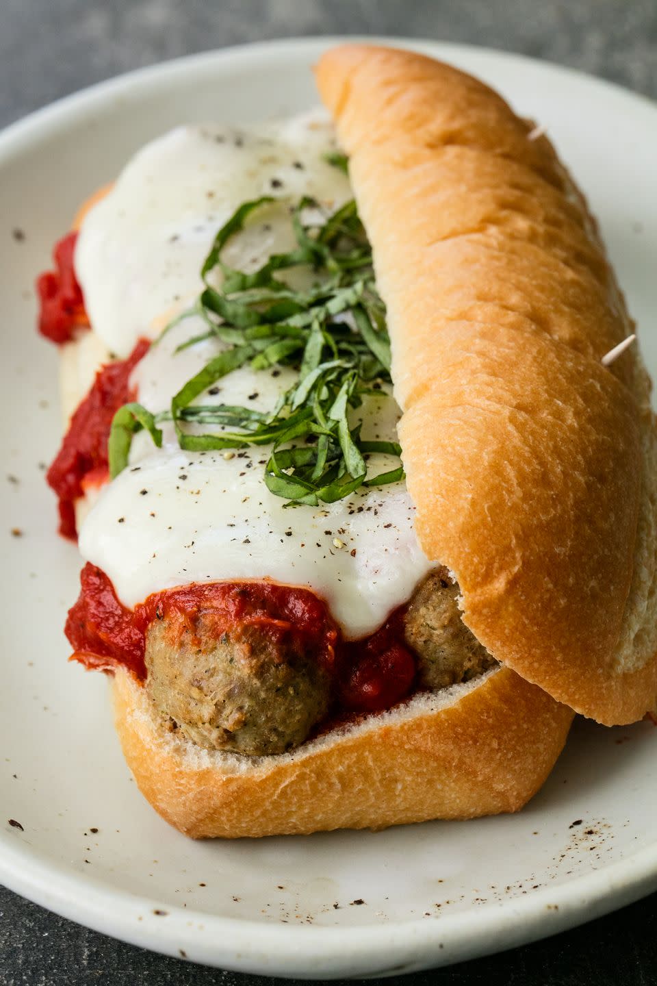 Chicken Parm Meatball Subs