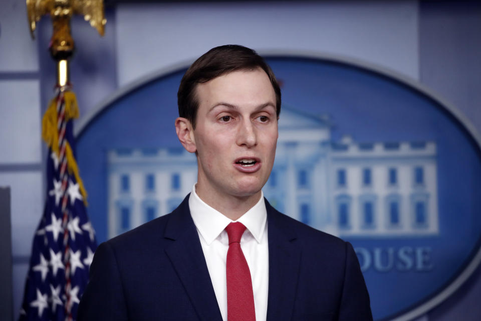 The White House said April 6 that some states are requesting far more medical supplies than they need to fight the coronavirus pandemic, pushing back against criticism that the distribution of vital equipment has been chaotic. &ldquo;In some cases, people are requesting 10 times what they actually need,&rdquo; presidential adviser Jared Kushner said, according to audio obtained by The Associated Press.  (Photo: AP Photo/Alex Brandon, File)