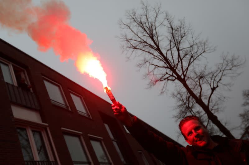 Protest against COVID-19 measures, in Utrecht