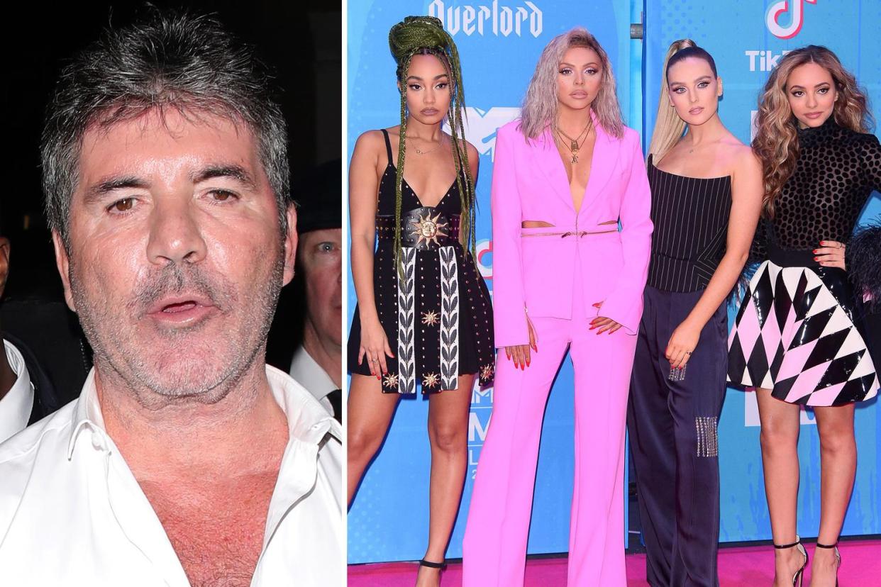 Moving on: Cowell has called time on his relationship with the girl group: Splash News