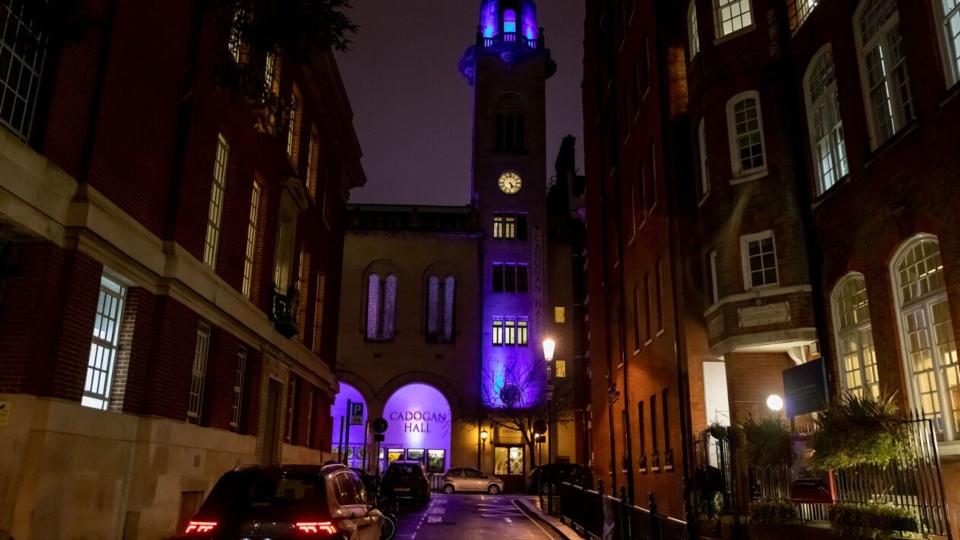 The beautiful Cadogan Hall in Chelsea