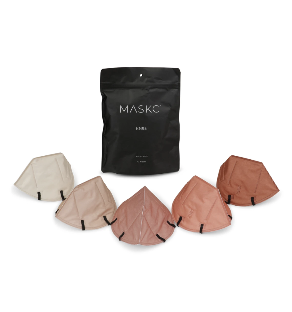 Earth Tones Variety KN95 Face Masks - 10 Pack (Photo via MASKC)