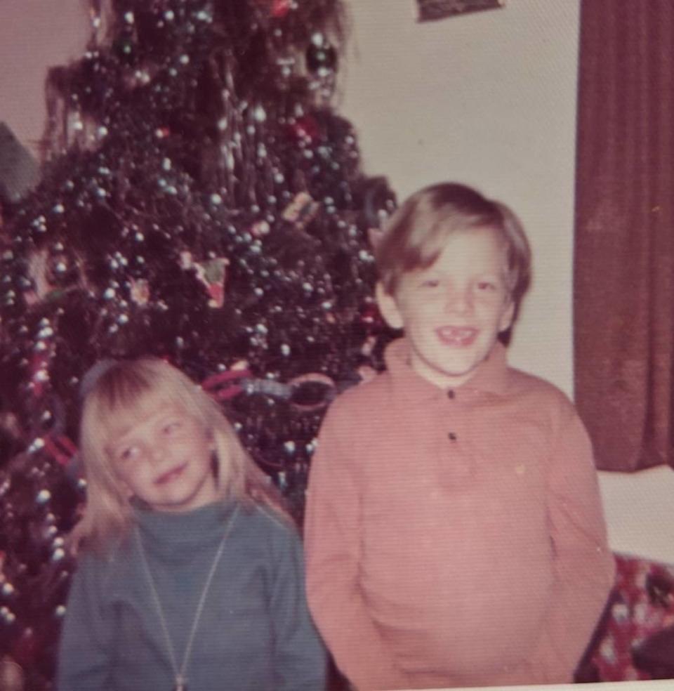 Darrell Missey and his sister, Michelle, in a photo from the early 1970s.