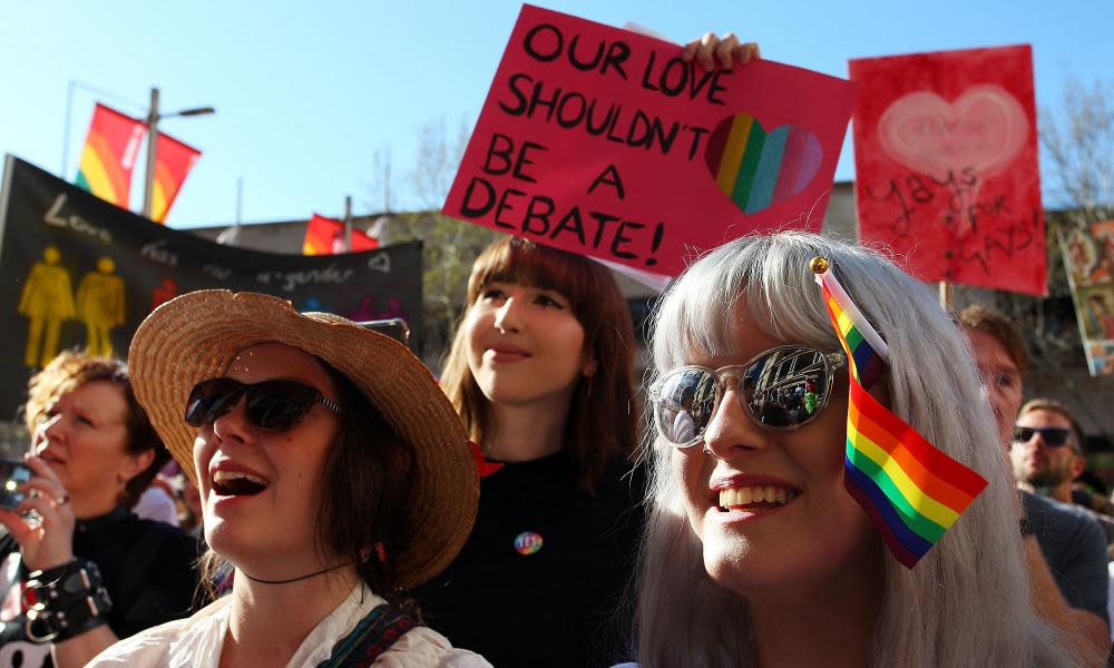 Sydney marriage equality rally