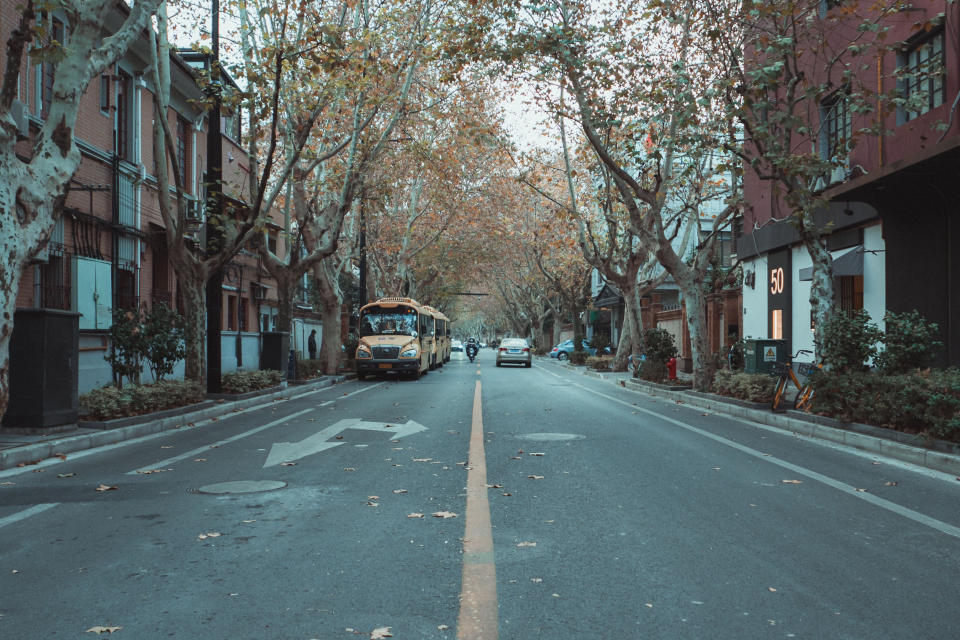 A quiet street in the former French Concession of Shanghai. (Photo: Gettyimages)