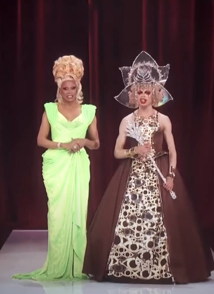 Ru Paul and the winner