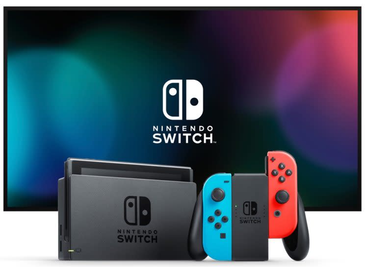 Nintendo Switch TV mode.