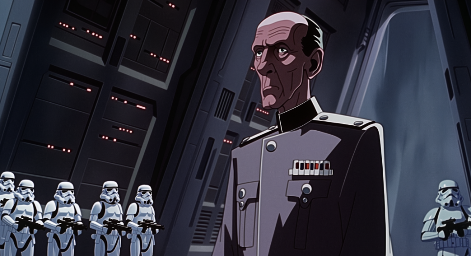 Grand Moff Tarkin AI Disney