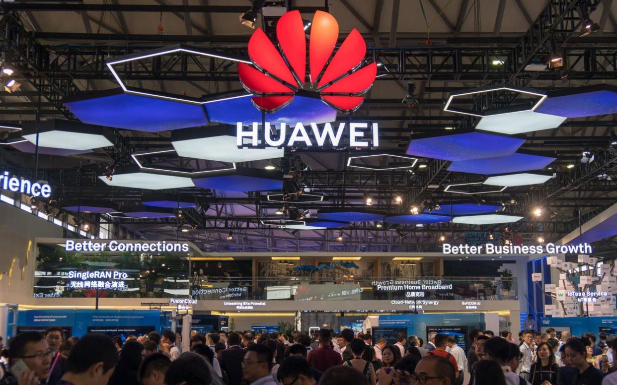 Huawei is the world's biggest producer of telecoms equipment and is a major supplier of broadband and mobile network gear in Britain - AFP