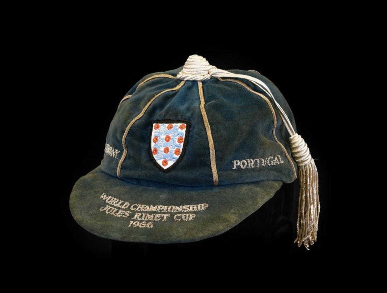 Ball’s Cup Cap was also included in the sale (Tennants Auctioneers/PA)