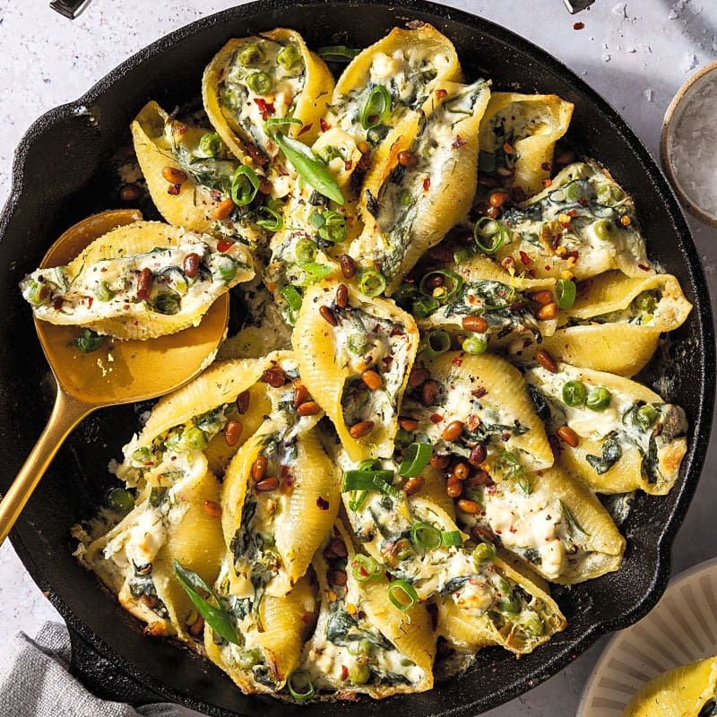 Spanakopita Stuffed Shells