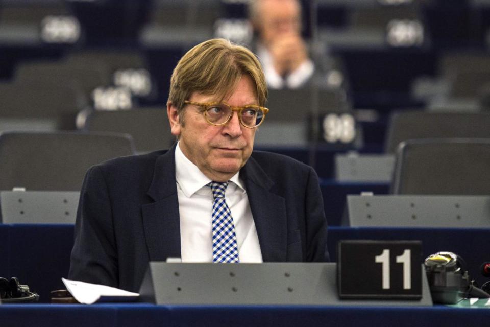 Guy Verhofstadt also made a hell jibe (AFP/Getty Images)