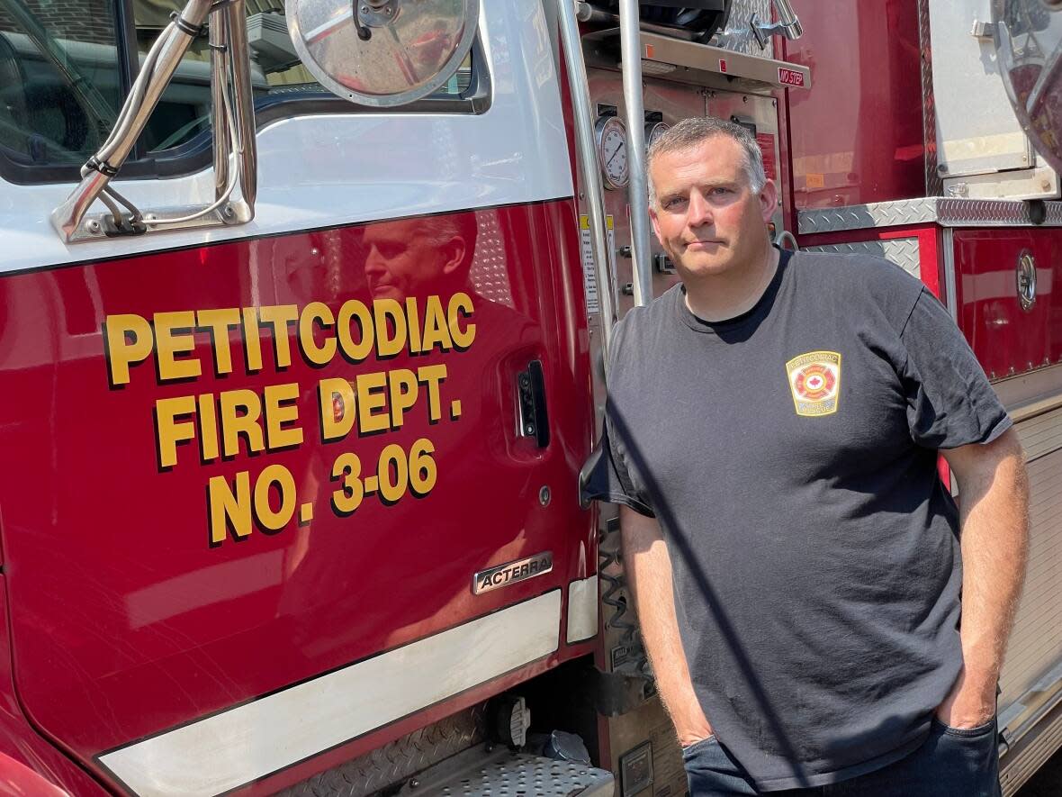 Chief Craig Ramsey said the Petitcodiac Fire Department. It's is one of a growing number of communities struggling to find enough volunteers. (Alexandre Silberman - image credit)