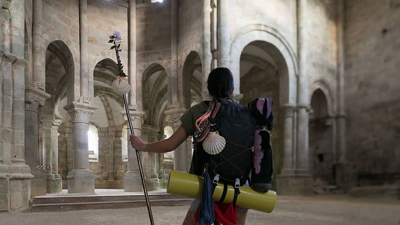 The Monastery of San Lourenzo de Carboeiro in Galicia.