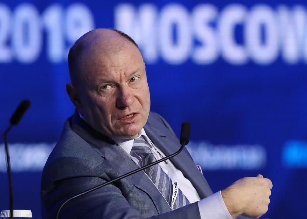 58. Vladimir Potanin | Net worth: $26.2 billion - Source of wealth: metals - Age: 60 - Country/territory: Russia | Vladimir Potanin originally bought shares in Norilsk Nickel and now owns more than a third of the metals giant. He is credited with devising Russia's so-called loans-for-shares program, under which banks and businesses loaned money to the government, secured by the state-owned natural resource companies. When the government could not repay the loans, the lenders got extensive assets in the natural resource companies. Potanin has holdings in pharmaceutical company Petrovax Pharm and is the developer of a Russian ski resort, Rosa Khutor. He was a deputy prime minister to Russian President Boris Yeltsin and has ties to President Vladimir Putin. (Sergei Karpukhin/Getty Images)