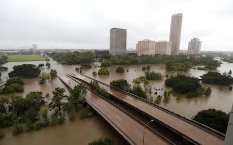 This is what 30 inches of rain will do to a city - Credit: Houston Chronicle via AP