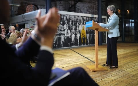 Theresa May - Credit: Christopher Furlong/AFP