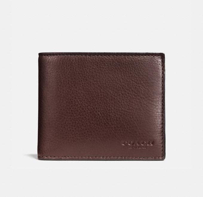 Compact Id Wallet. Image via Coach Outlet.