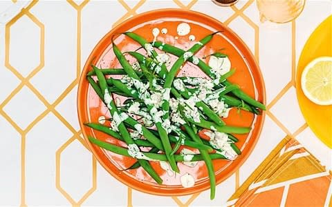 French bean and tarragon salad