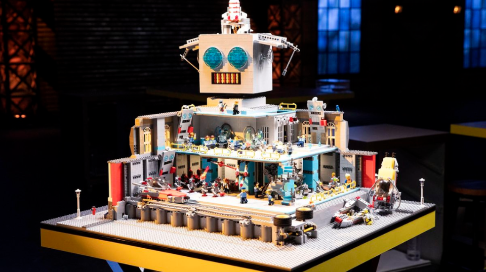 Bilsy and Kale's Bladerunner-inspired evil robot lair was also a winner in our eyes. Photo: Channel Nine