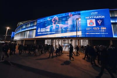 Stage Front Stadium in Barcelona