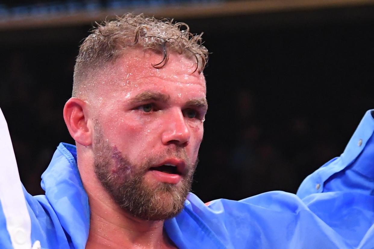 <p>Champion: Billy Joe Saunders</p> (Getty Images)