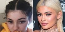 <p>We'll <em>never</em> tire of seeing Kylie's cute-as-can-be freckles... Which look do you prefer - fresh-faced or dreamy glam? </p>