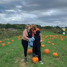 <p>The new mom and fiancé Dan Tooker brought their son, Lucky — born on Sept. 1, 2021 — to the pumpkin patch for his first pickin' experience. Looks like the family of three <a href="https://www.instagram.com/p/CUQj6VXvjDV/" rel="nofollow noopener" target="_blank" data-ylk="slk:had a gourd day!;elm:context_link;itc:0;sec:content-canvas" class="link ">had a <em>gourd </em>day!</a> </p>