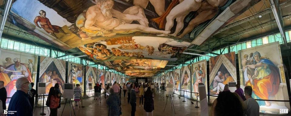 "Michelangelo’s Sistine Chapel: The Exhibition" opens Friday at the Armory Arts Center in West Palm Beach.