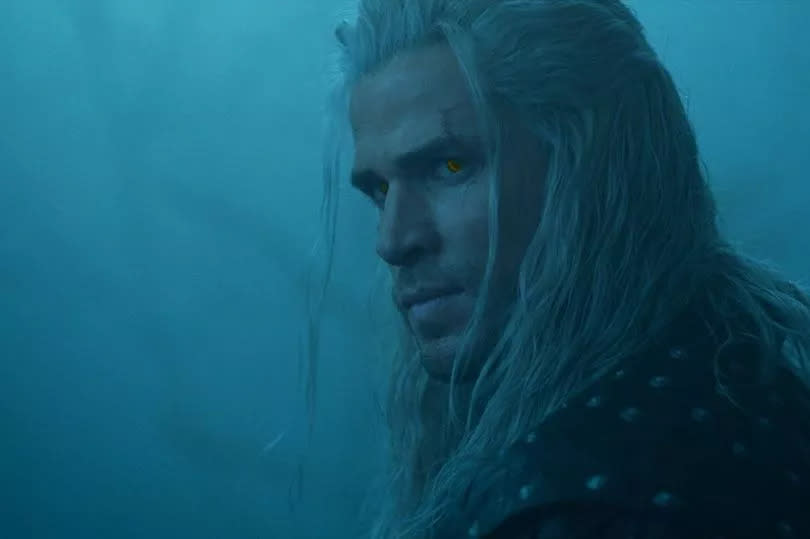 Liam Hemsworth seen portraying The Witcher for the first time