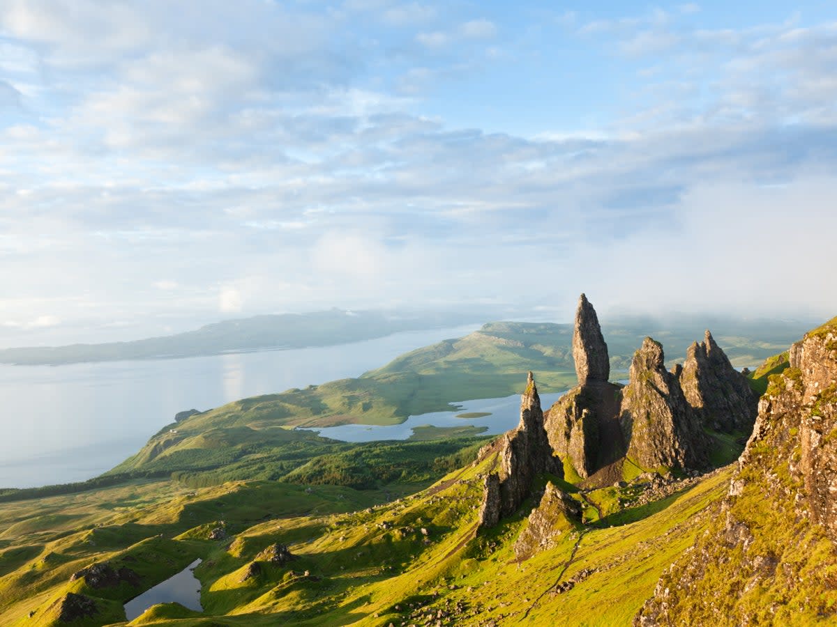 The spectacular Isle of Skye scenery can be explored on a budget  (Getty Images (iStock))