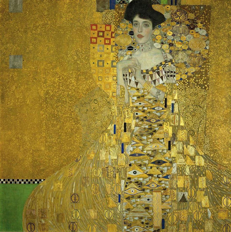 "Retrato de Adele Bloch-Bauer I", de 1907, inspiró la película de la BBC "La dama de oro", de 2015.