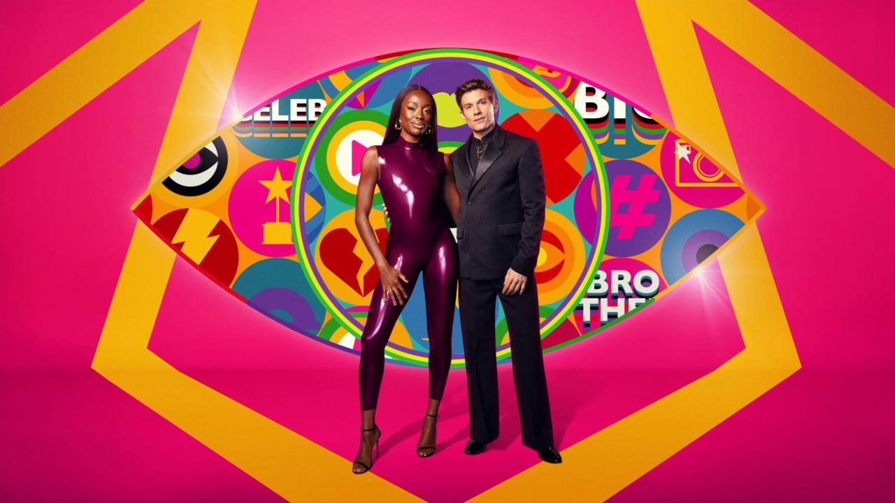 AJ Odudu and Will Best host Celebrity Big Brother. (ITV)