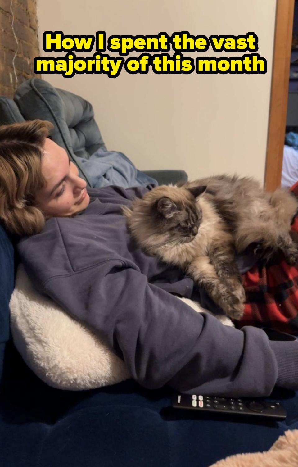 the author and her cat